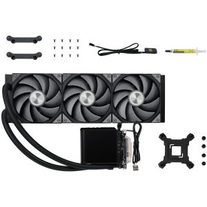 TRYX PANORAMA 360 AiO water cooling, 3D AMOLED display - 360mm, black : image 5