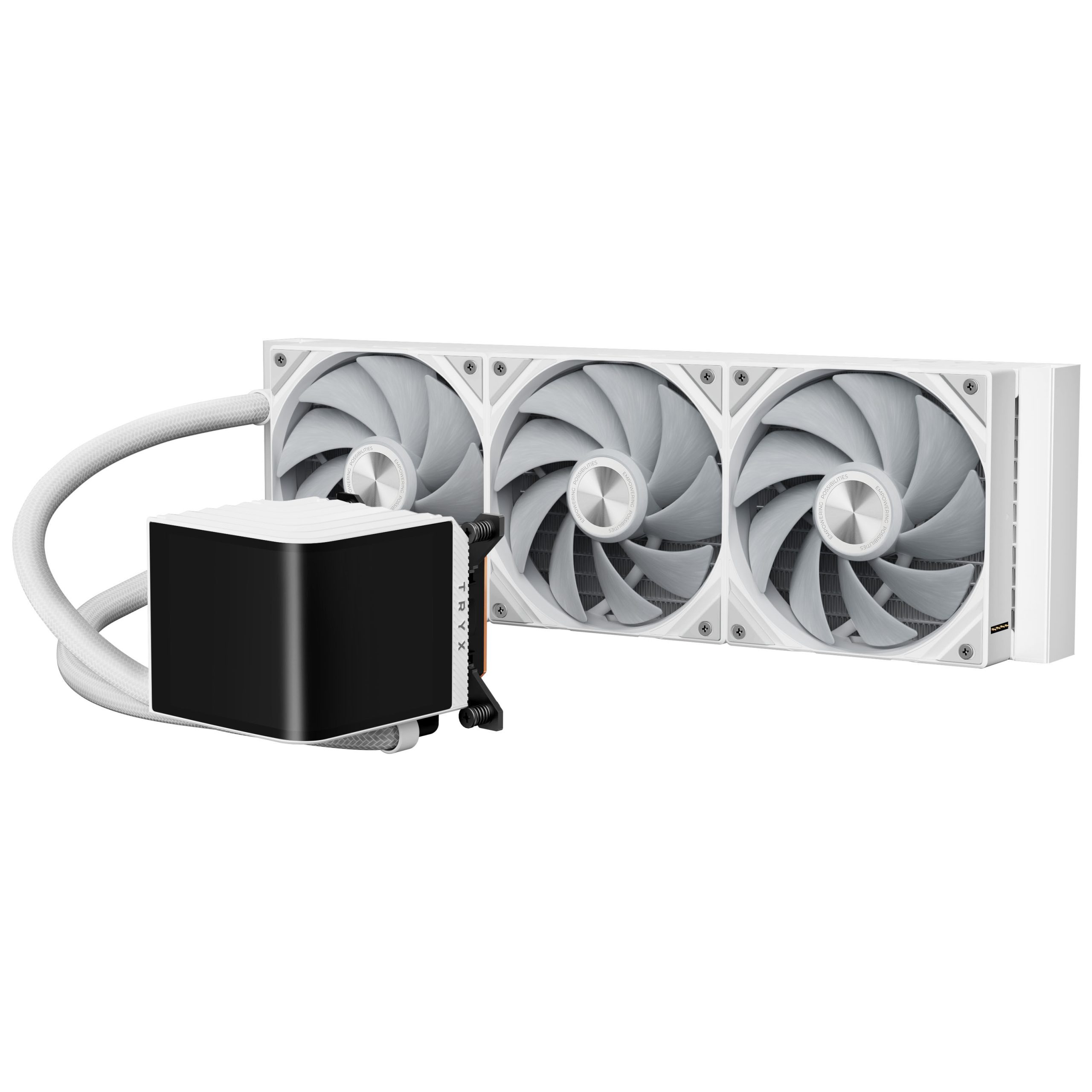 TRYX PANORAMA 360 AiO water cooling, 3D AMOLED display - 360mm, white : image 2