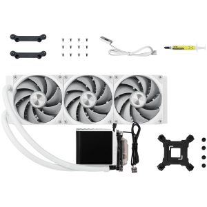 TRYX PANORAMA 360 AiO water cooling, 3D AMOLED display - 360mm, white : image 5