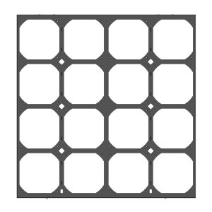Watercool MO-RA IV 600 fan frame for 140mm fans - black