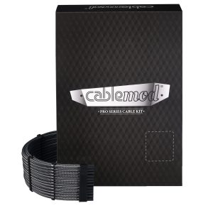 CableMod C-Series Pro ModMesh Sleeved 12V-2x6 12VHPWR Dual StealthSense Cable Kit for Corsair RMi, RMx (Black : image 1