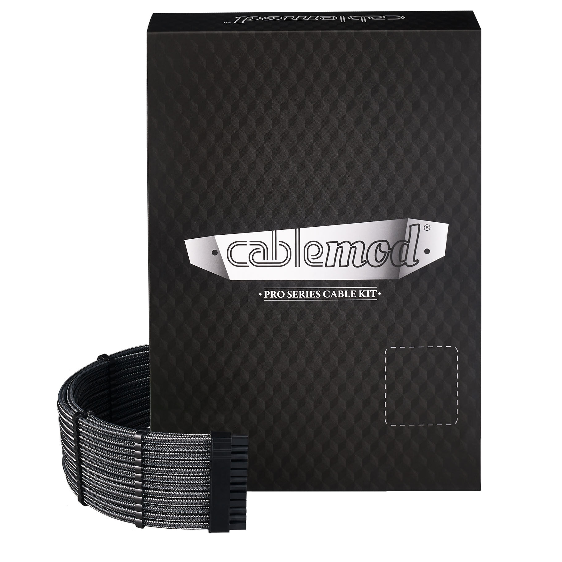 CableMod C-Series Pro ModMesh Sleeved 12V-2x6 12VHPWR Dual StealthSense Cable Kit for Corsair RMi, RMx (Black : image 1