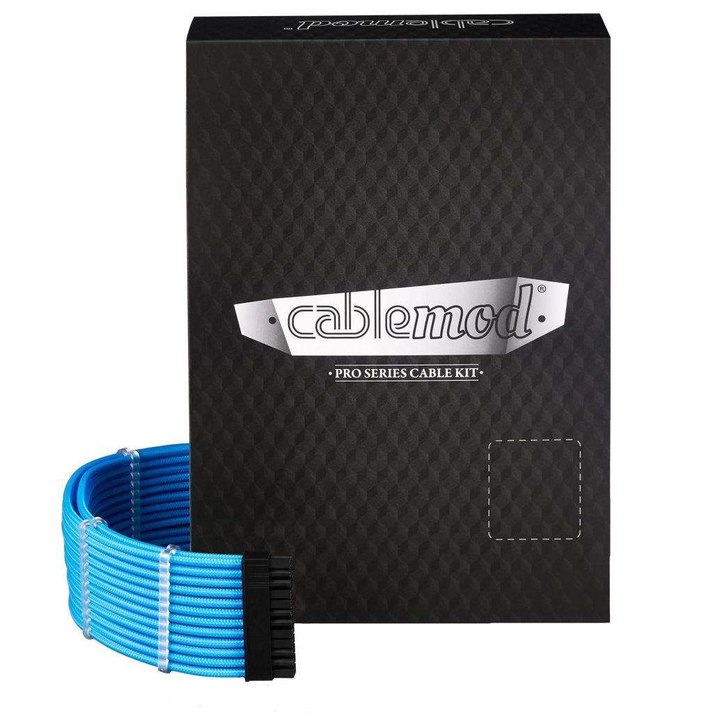 CableMod C-Series Pro ModMesh Sleeved 12V-2x6 12VHPWR Dual StealthSense Cable Kit for Corsair RMi, RMx (Black : image 1