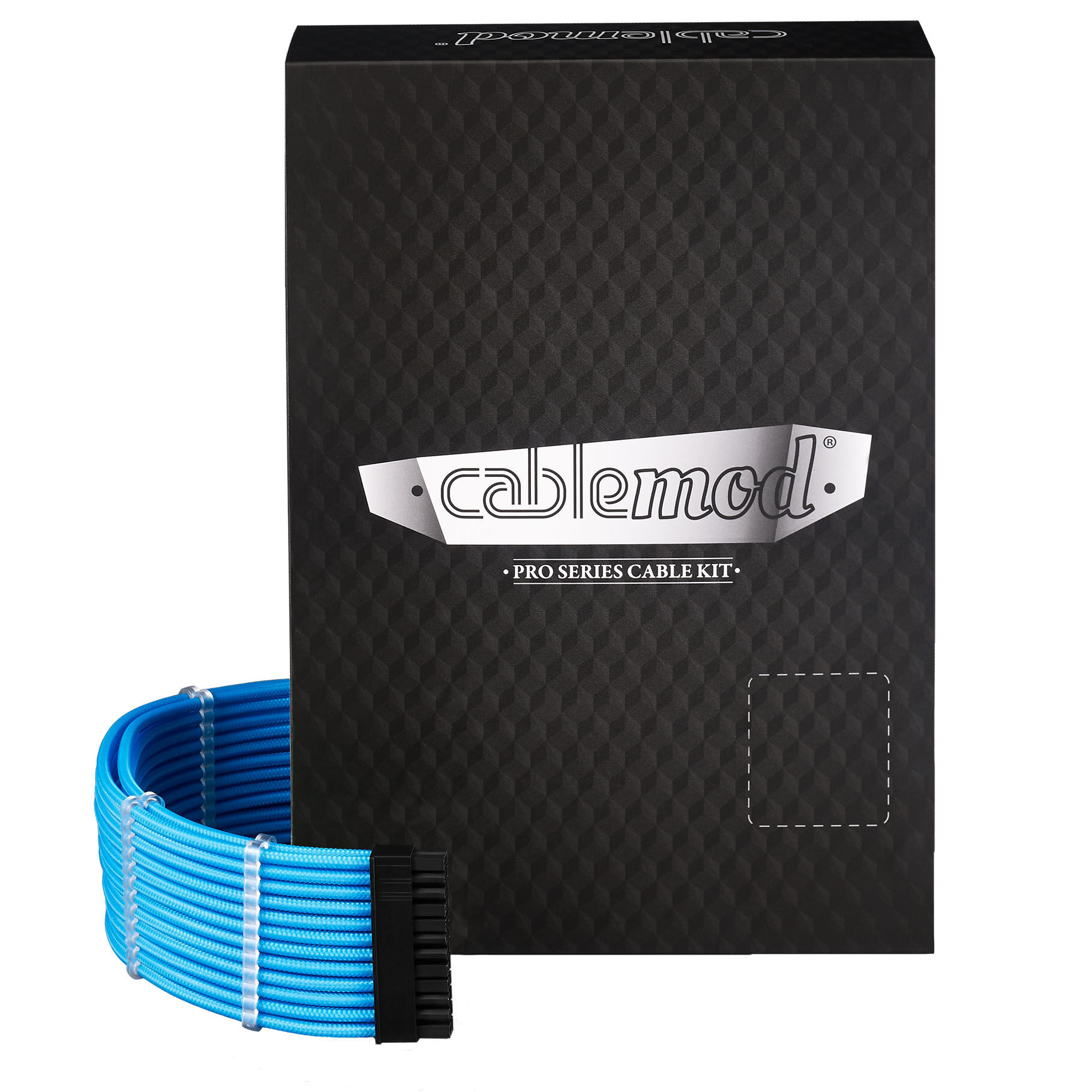 CableMod C-Series Pro ModMesh Sleeved 12V-2x6 12VHPWR Dual StealthSense Cable Kit for Corsair RMi, RMx (Black : image 1