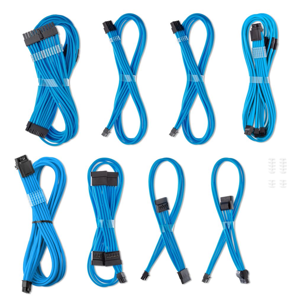 CableMod C-Series Pro ModMesh Sleeved 12V-2x6 12VHPWR Dual StealthSense Cable Kit for Corsair RMi, RMx (Black : image 2