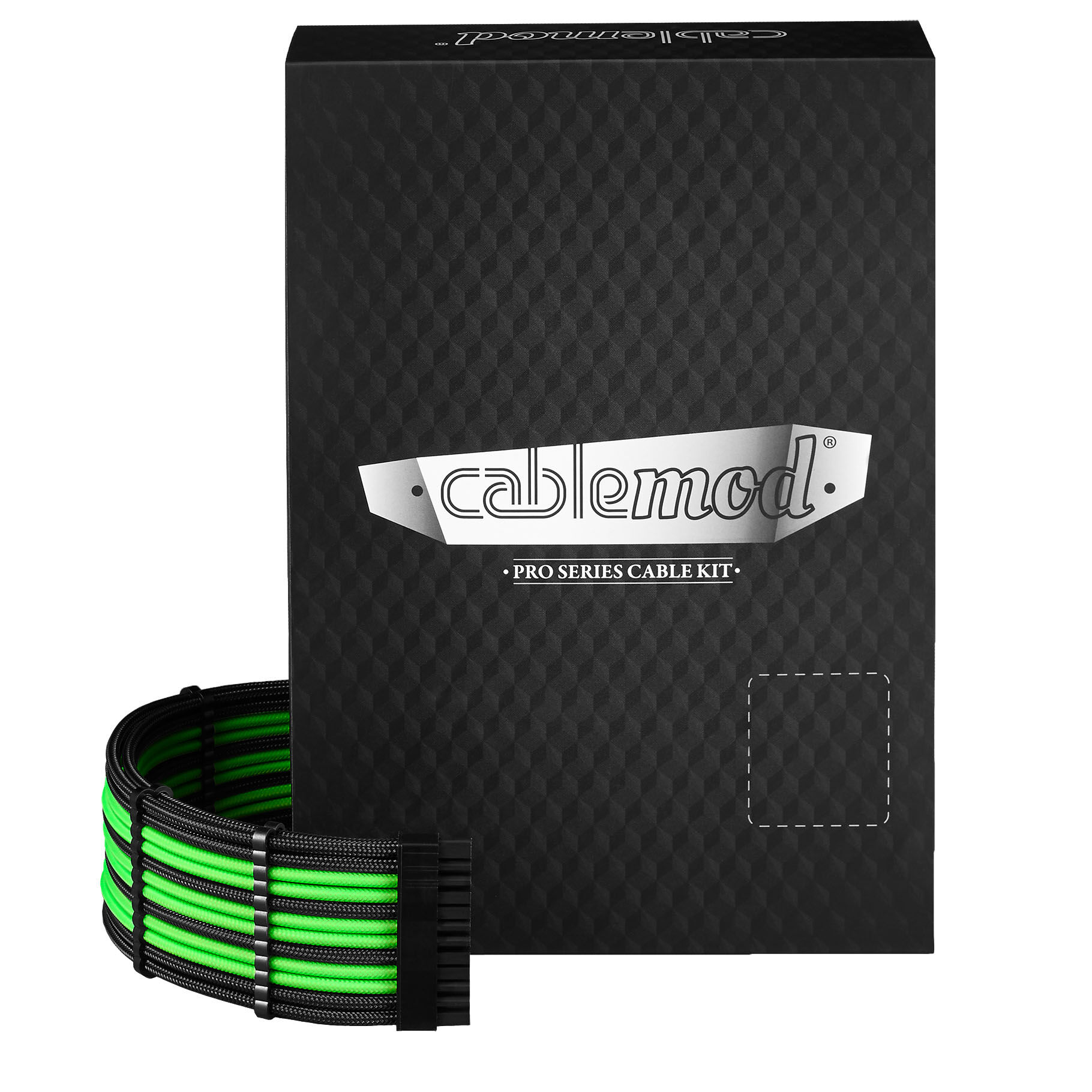 CableMod C-Series Pro ModMesh Sleeved 12V-2x6 12VHPWR Dual StealthSense Cable Kit for Corsair RMi, RMx (Black : image 1