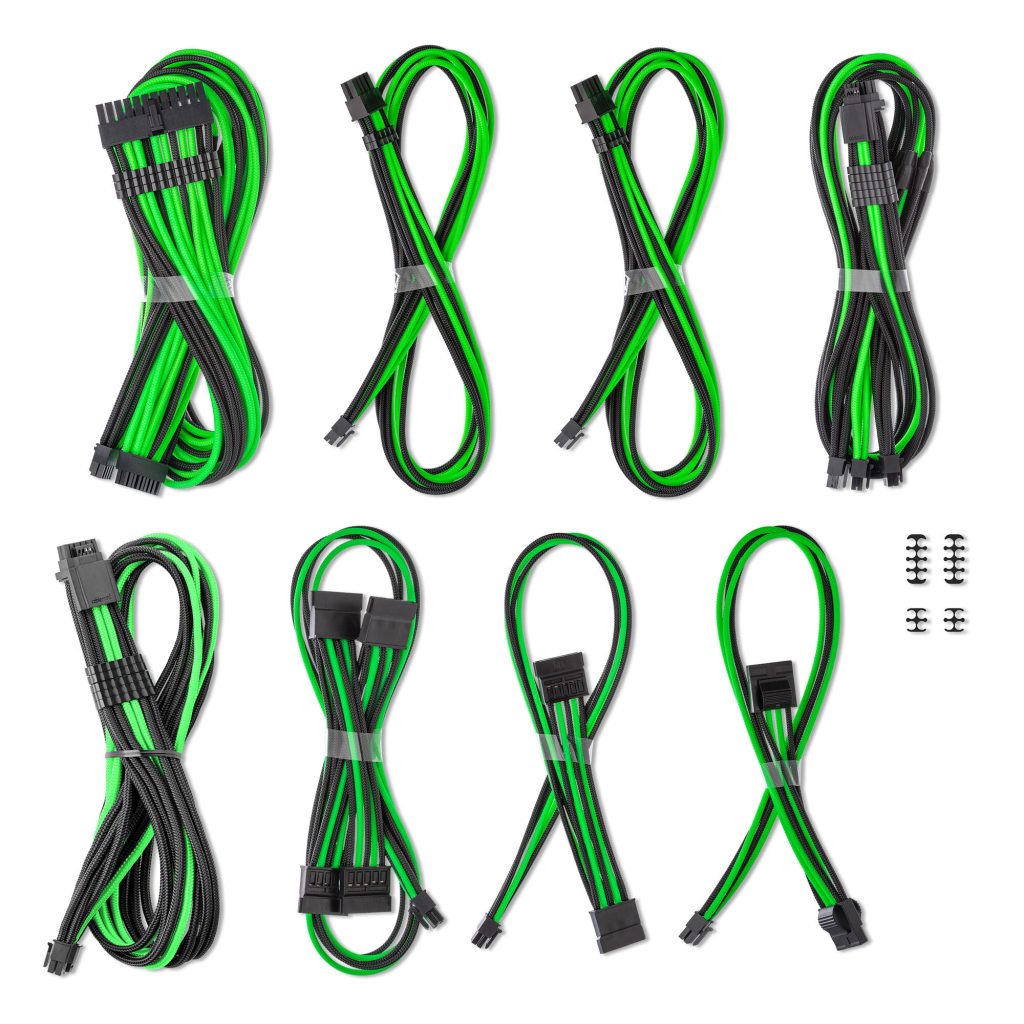 CableMod C-Series Pro ModMesh Sleeved 12V-2x6 12VHPWR Dual StealthSense Cable Kit for Corsair RMi, RMx (Black : image 2