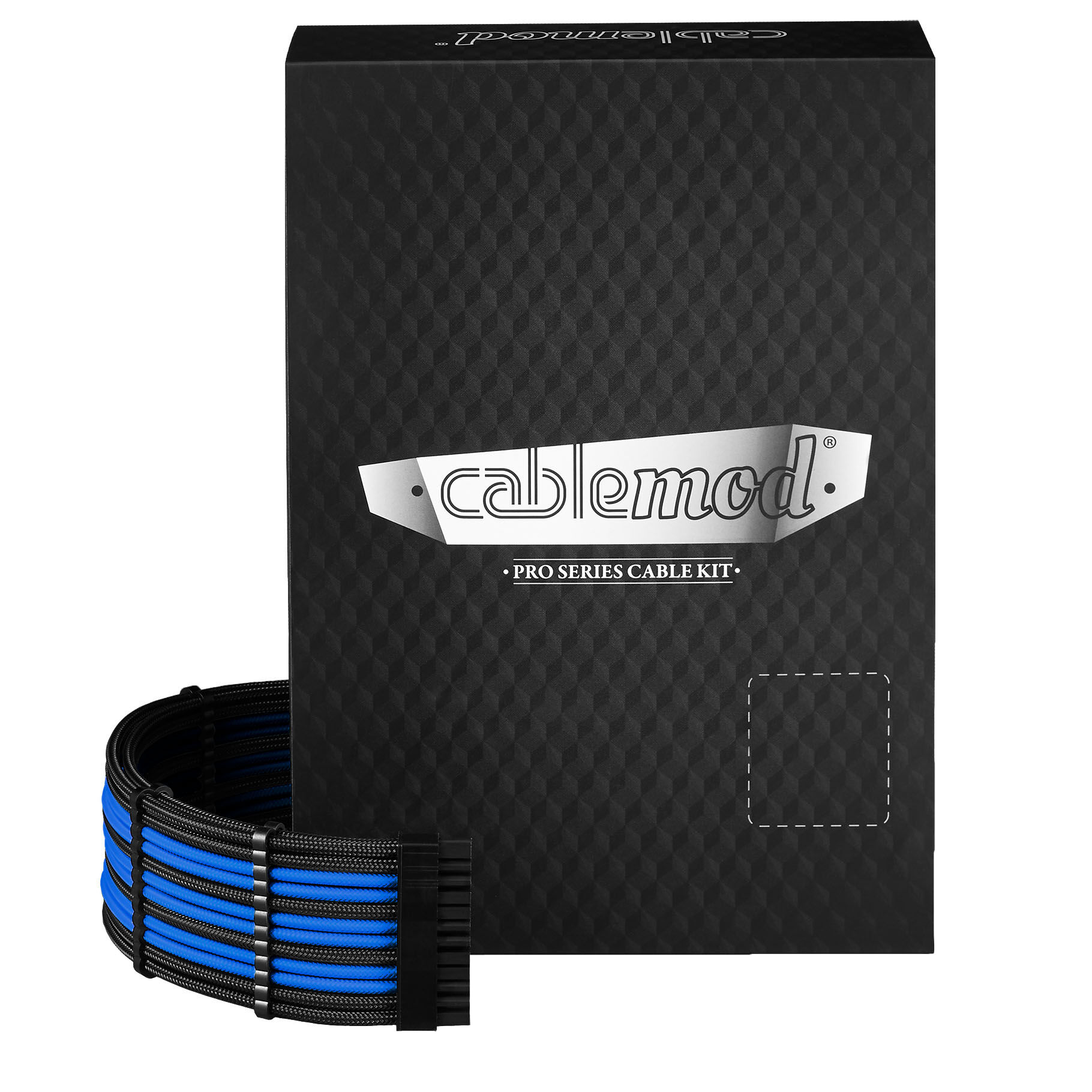 CableMod C-Series Pro ModMesh Sleeved 12V-2x6 12VHPWR Dual StealthSense Cable Kit for Corsair RMi, RMx (Black : image 1