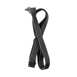 CableMod Basics Universal 12V 2x6 cable, 90 connector, 16-pin to 16-pin - black, 60 cm, var. A : image 1