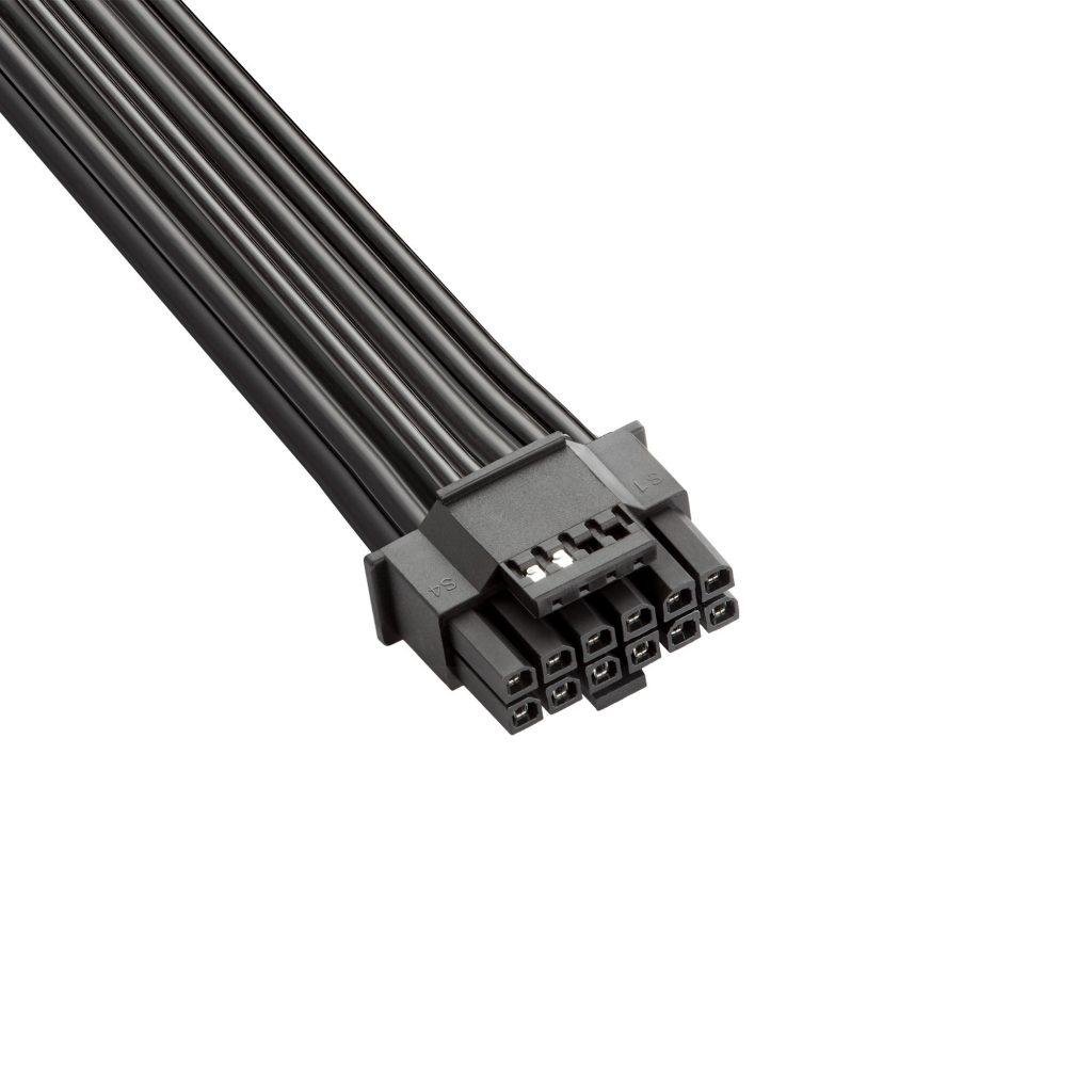 CableMod Basics Universal 12V 2x6 cable, 90 connector, 16-pin to 16-pin - black, 60 cm, var. A : image 2