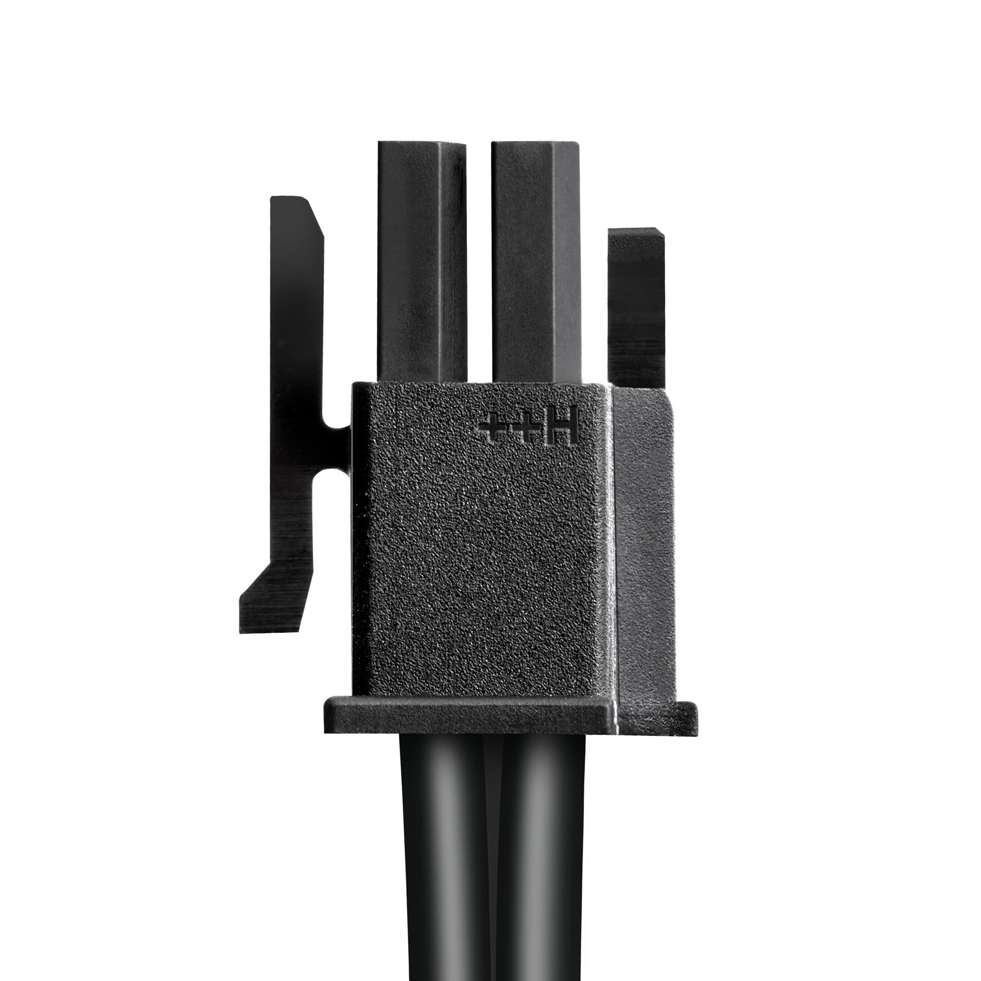 CableMod Basics Universal 12V 2x6 cable, 90 connector, 16-pin to 16-pin - black, 60 cm, var. A : image 3
