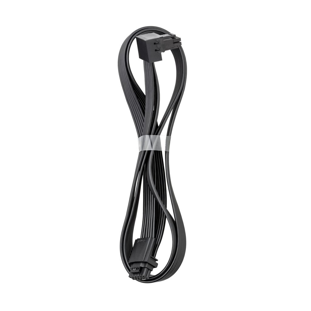 CableMod Basics Universal 12V 2x6 cable, 90 connector, 16-pin to 16-pin - black, 60 cm, var. B