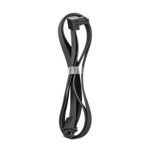 CableMod Basics Universal 12V 2x6 cable, 90 connector, 16-pin to 16-pin - black, 60 cm, var. B