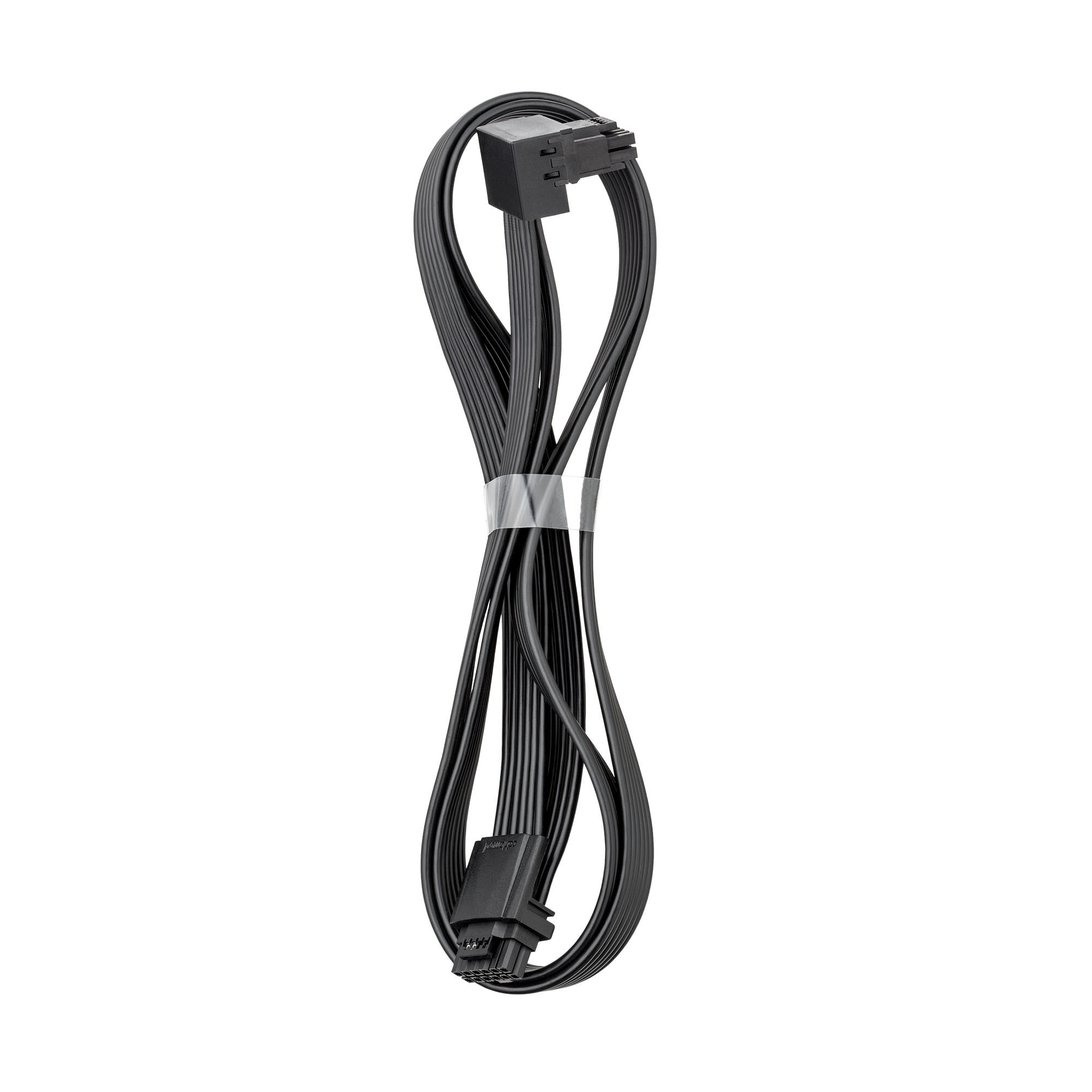 CableMod Basics Universal 12V 2x6 cable, 90 connector, 16-pin to 16-pin - black, 60 cm, var. B