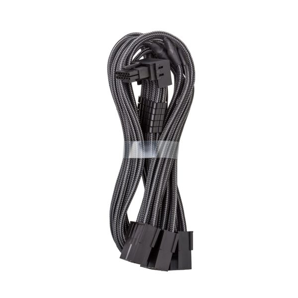 CableMod Pro ModMesh 90 12V 2×6 cable, 3x 8-pin, StealthSense – carbon, var. A