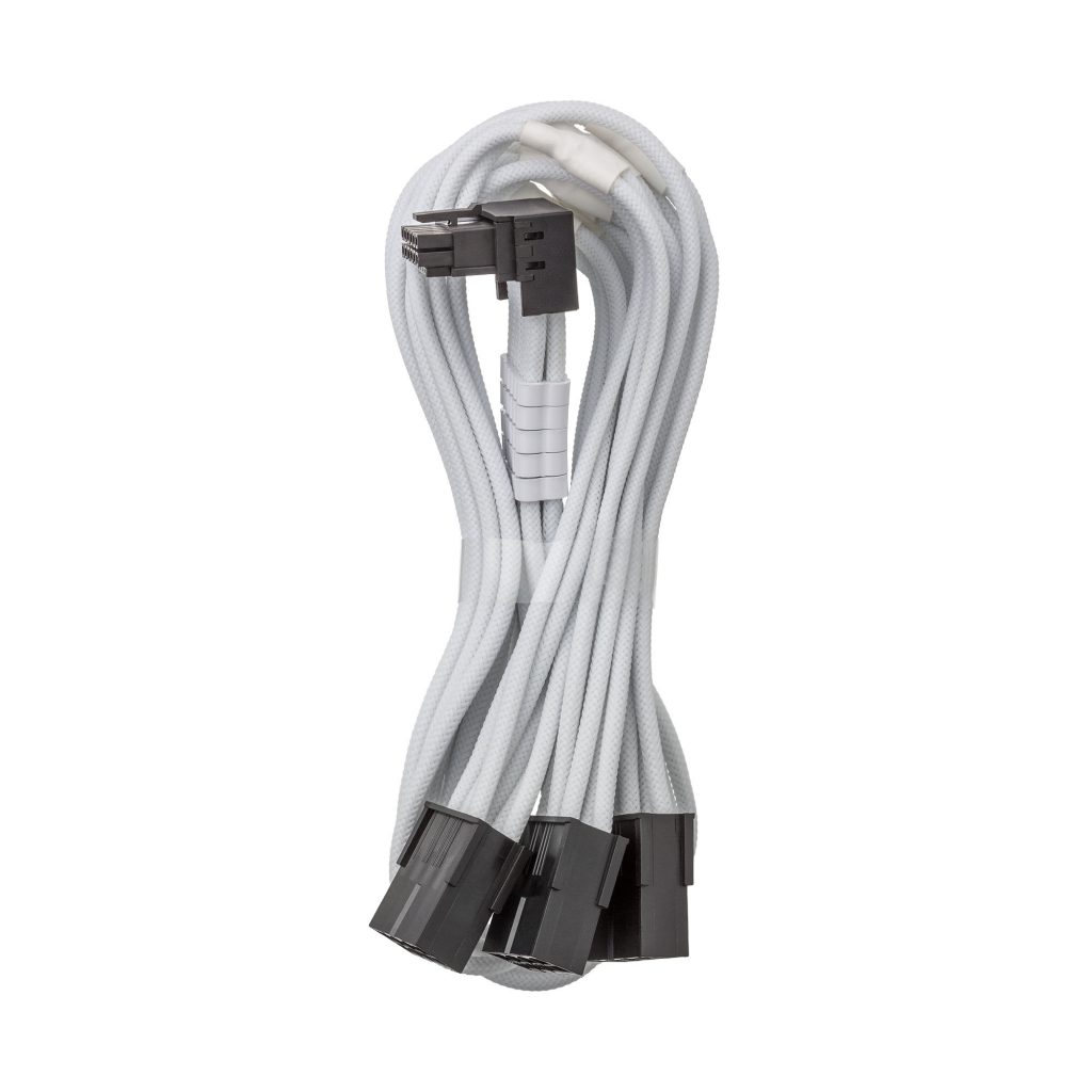 CableMod Pro ModMesh 12V 2x6 cable, 3x 8-pin, StealthSense – white, var. A : image 1