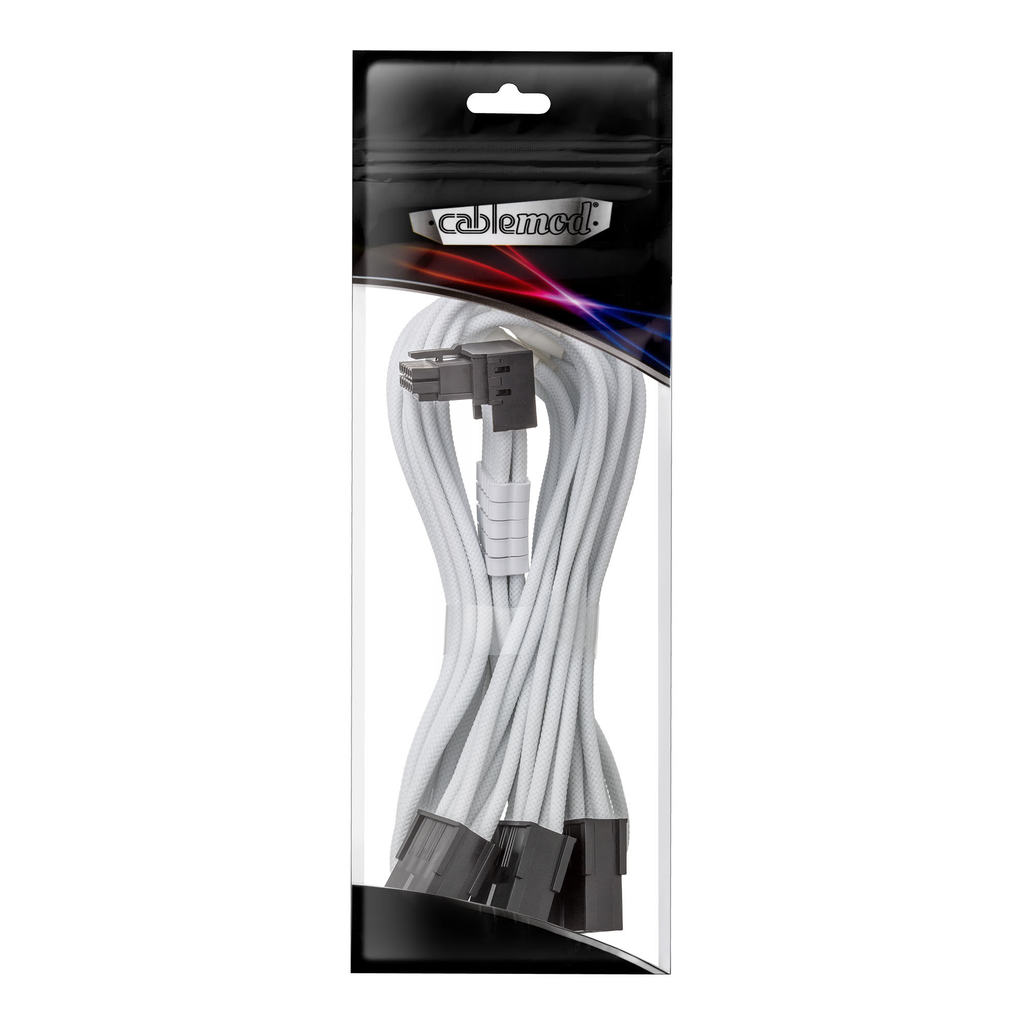 CableMod Pro ModMesh 12V 2x6 cable, 3x 8-pin, StealthSense – white, var. A : image 4