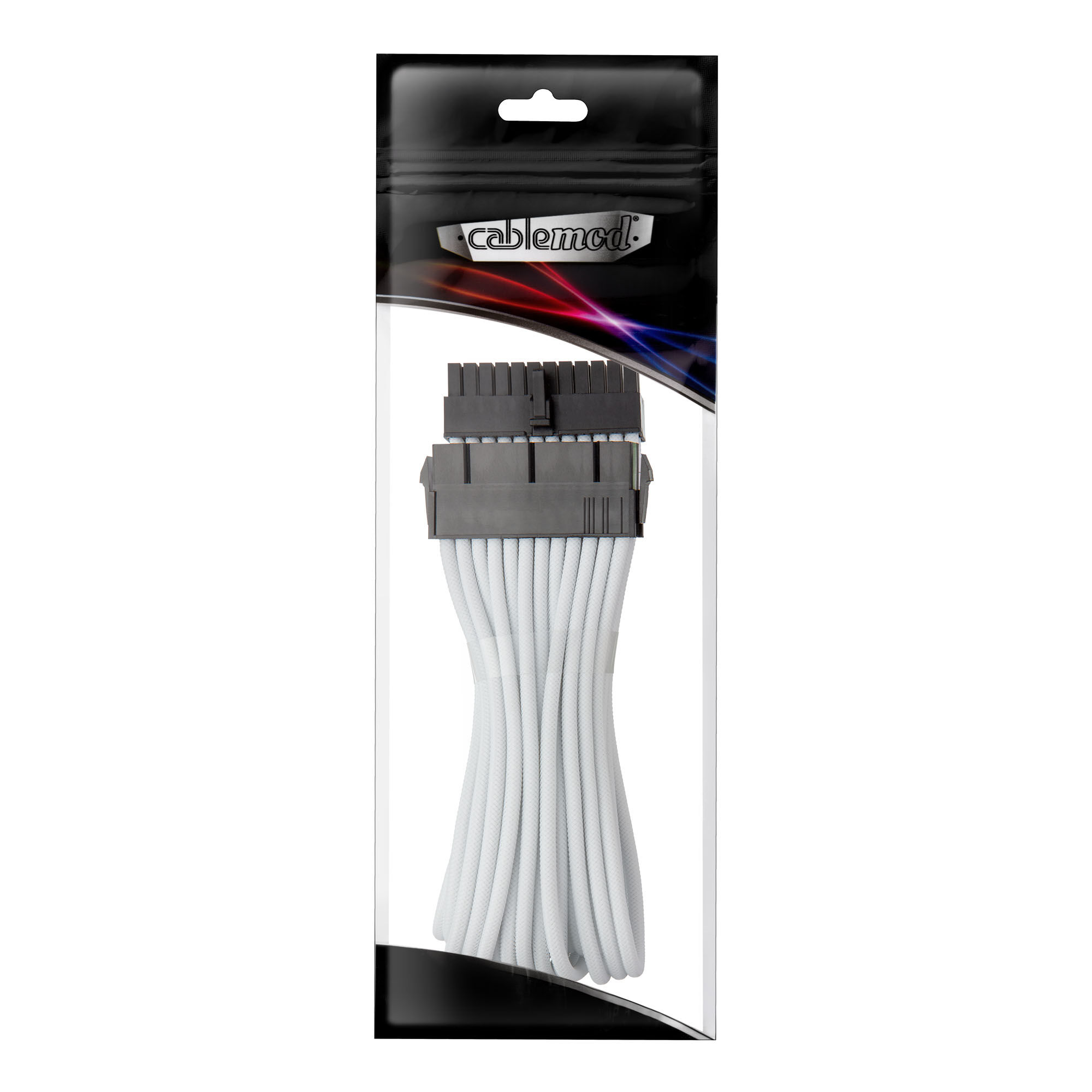 CableMod Pro ModMesh 24-pin ATX extension, 30cm - white