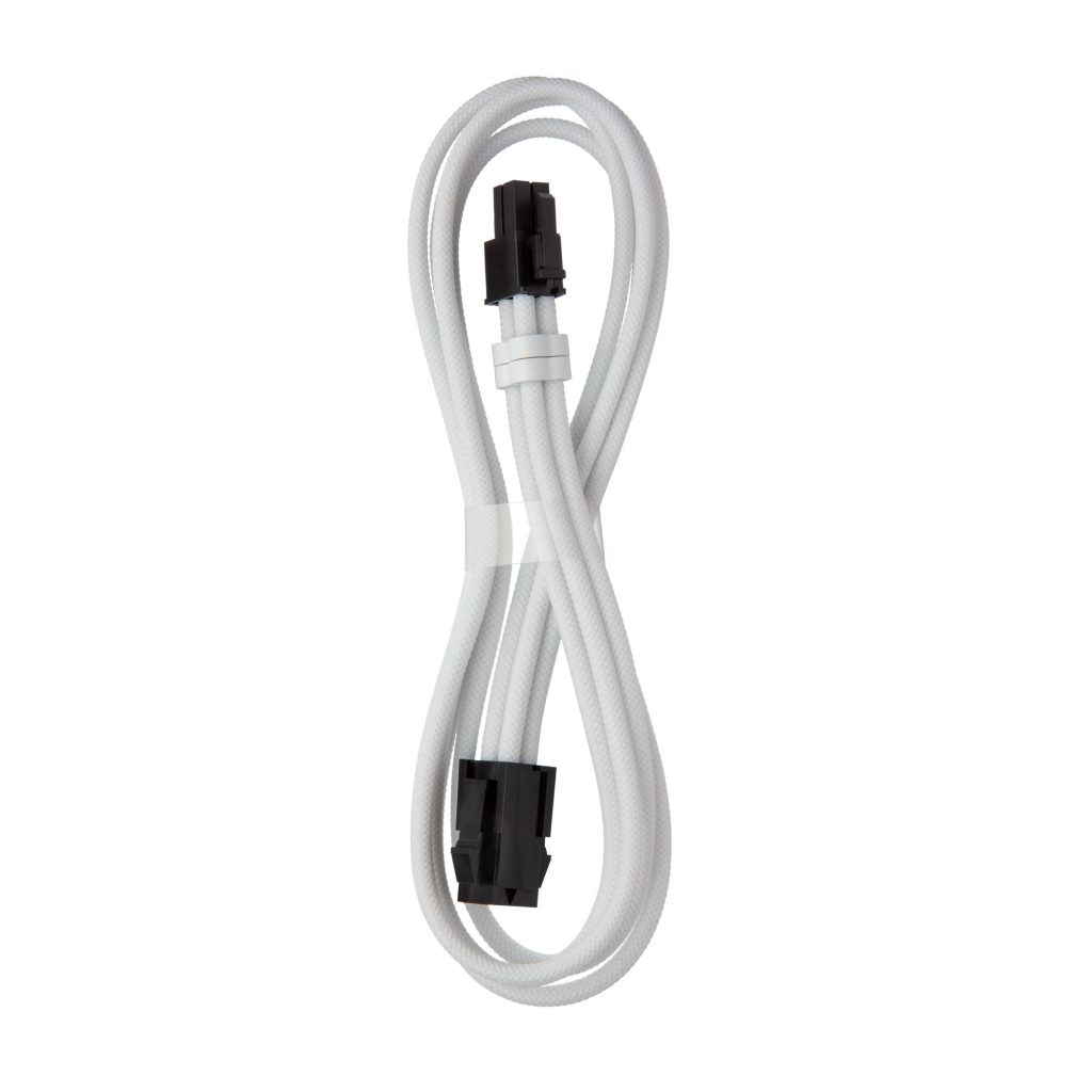 CableMod Pro ModMesh 4-pin ATX extension, 45cm - white