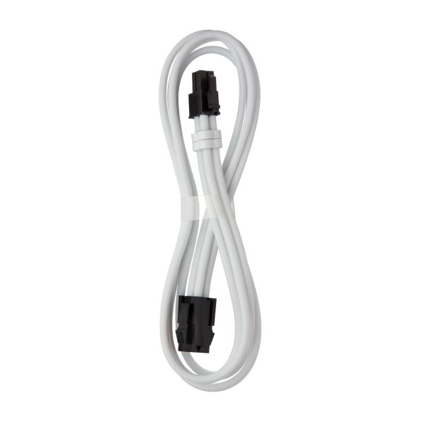 CableMod Pro ModMesh 4-pin ATX extension, 45cm – white
