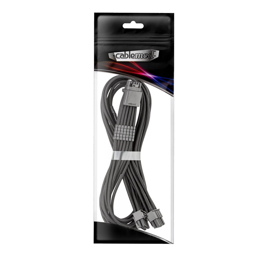 CableMod C-Series Pro ModMesh 12V 2x6 Cable, Sleeved, 16-Pin to 2x 8-Pin, for Corsair Type 4 and 3 PSUs - Black : image 3