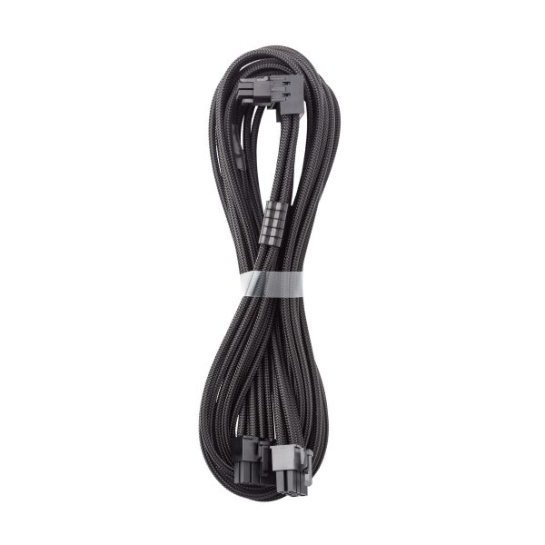 CableMod C-Series Pro connection cable – Variant A, 90, 16-pin to 2x 8-pin PCIe, black