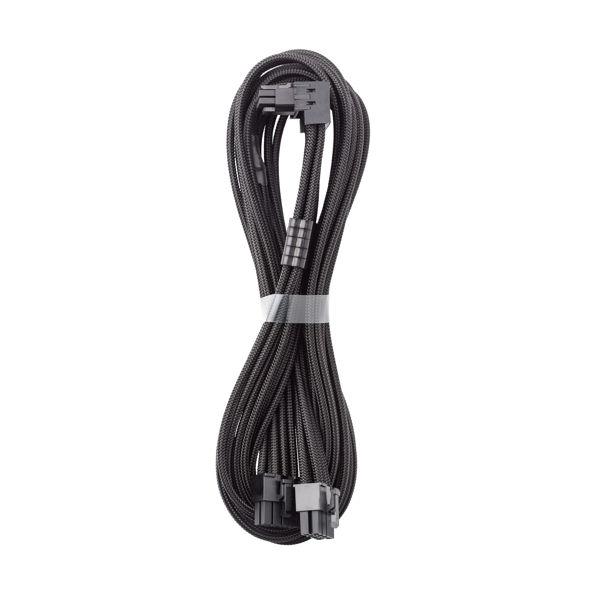 CableMod C-Series Pro connection cable - Variant A, 90, 16-pin to 2x 8-pin PCIe, black