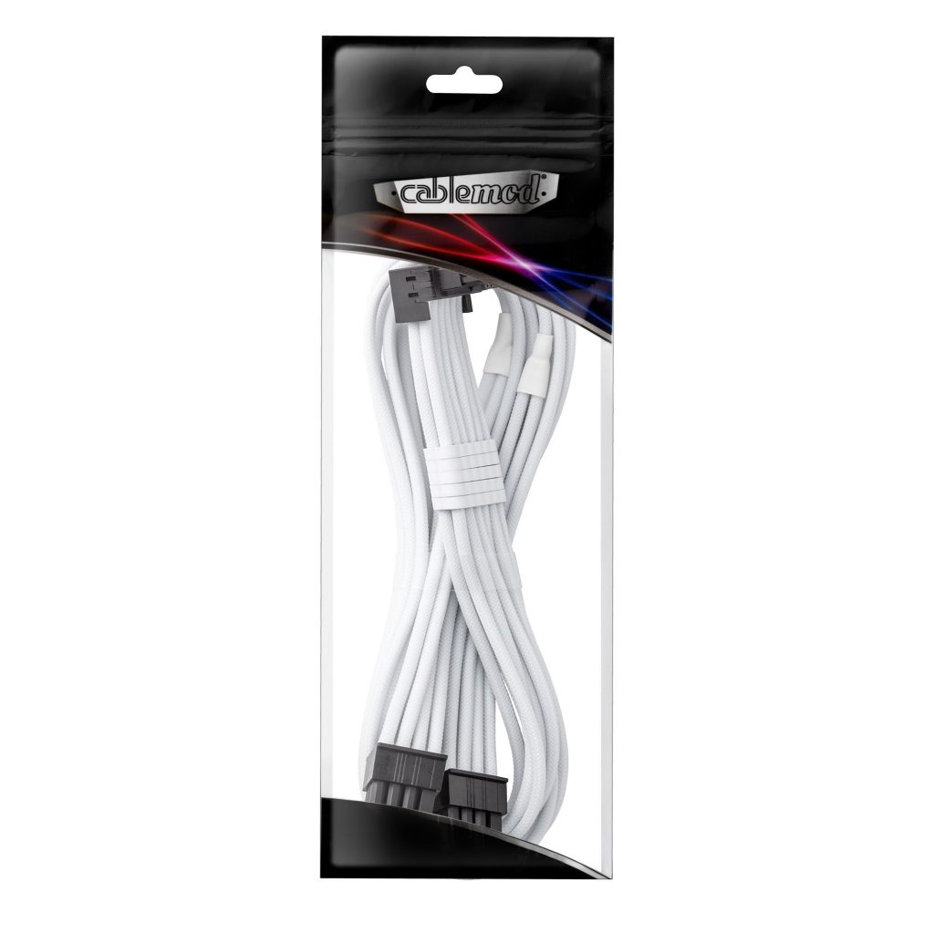 CableMod C-Series Pro connection cable - Variant A, 90, 16-pin to 2x 8-pin PCIe, white : image 3
