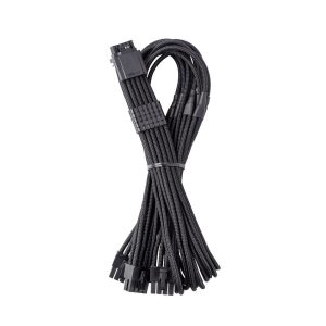 CableMod C-Series Pro ModMesh 12V 2x6 Cable, Sleeved, 16-Pin to 3x 8-Pin, for Corsair Type 4 and 3 PSUs - Black : image 1