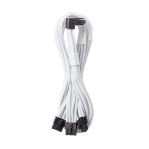 CableMod C-Series Pro connection cable - Variant A, 90, 16-pin to 3x 8-pin PCIe, white : image 1