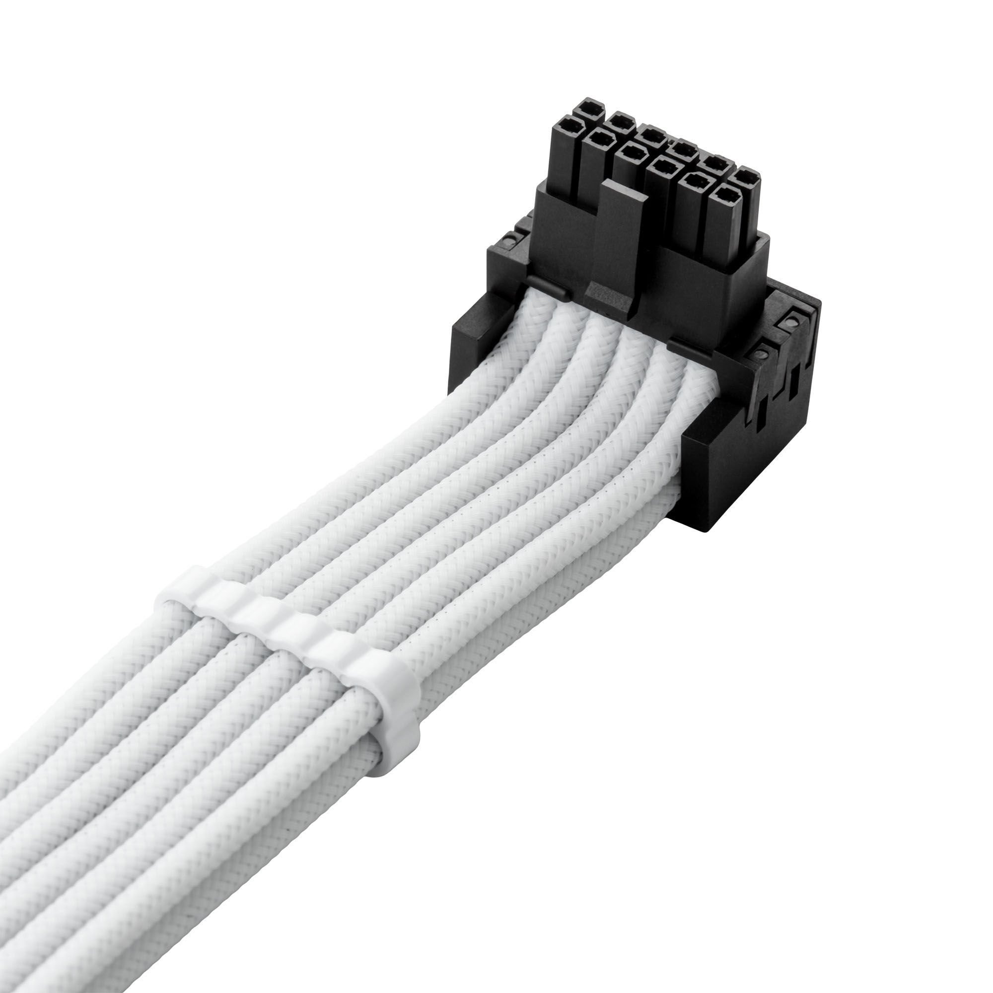 CableMod C-Series Pro connection cable - variant B, 90, 16-pin to 3x 8-pin PCIe, white : image 2