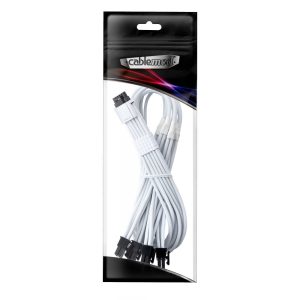 CableMod C-Series Pro ModMesh 12V 2x6 Cable, Sleeved, 16-Pin to 4x 8-Pin, for Corsair Type 4 and 3 PSUs - White : image 3