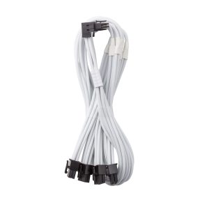 CableMod C-Series Pro connection cable - Variant A, 90, 16-pin to 4x 8-pin PCIe, white