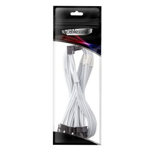 CableMod C-Series Pro connection cable - Variant A, 90, 16-pin to 4x 8-pin PCIe, white