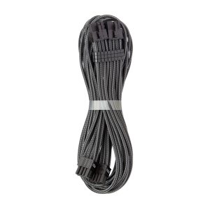 CableMod C-Series Pro ModMesh Bridged Connection Cable - 8+8-Pin PCIe, carbon, 60cm