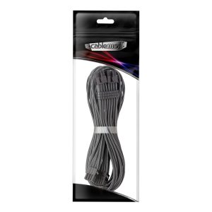 CableMod C-Series Pro ModMesh Bridged Connection Cable - 8+8-Pin PCIe, carbon, 60cm