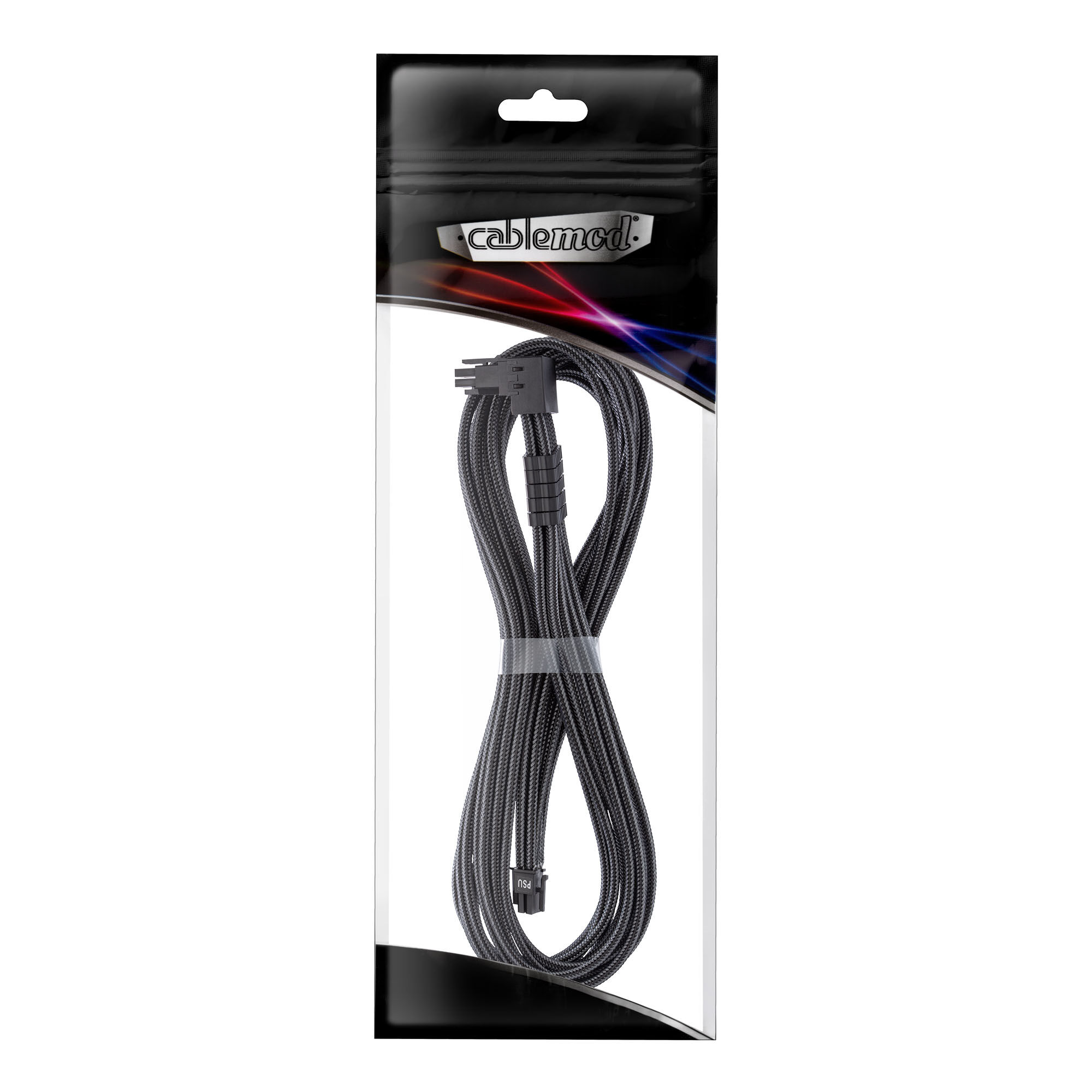 CableMod C-Series Pro ModMesh 12V 2x6 cable, 90 connector, for Corsair Type 5 RMx Shift PSUs - carbon, 65cm : image 5