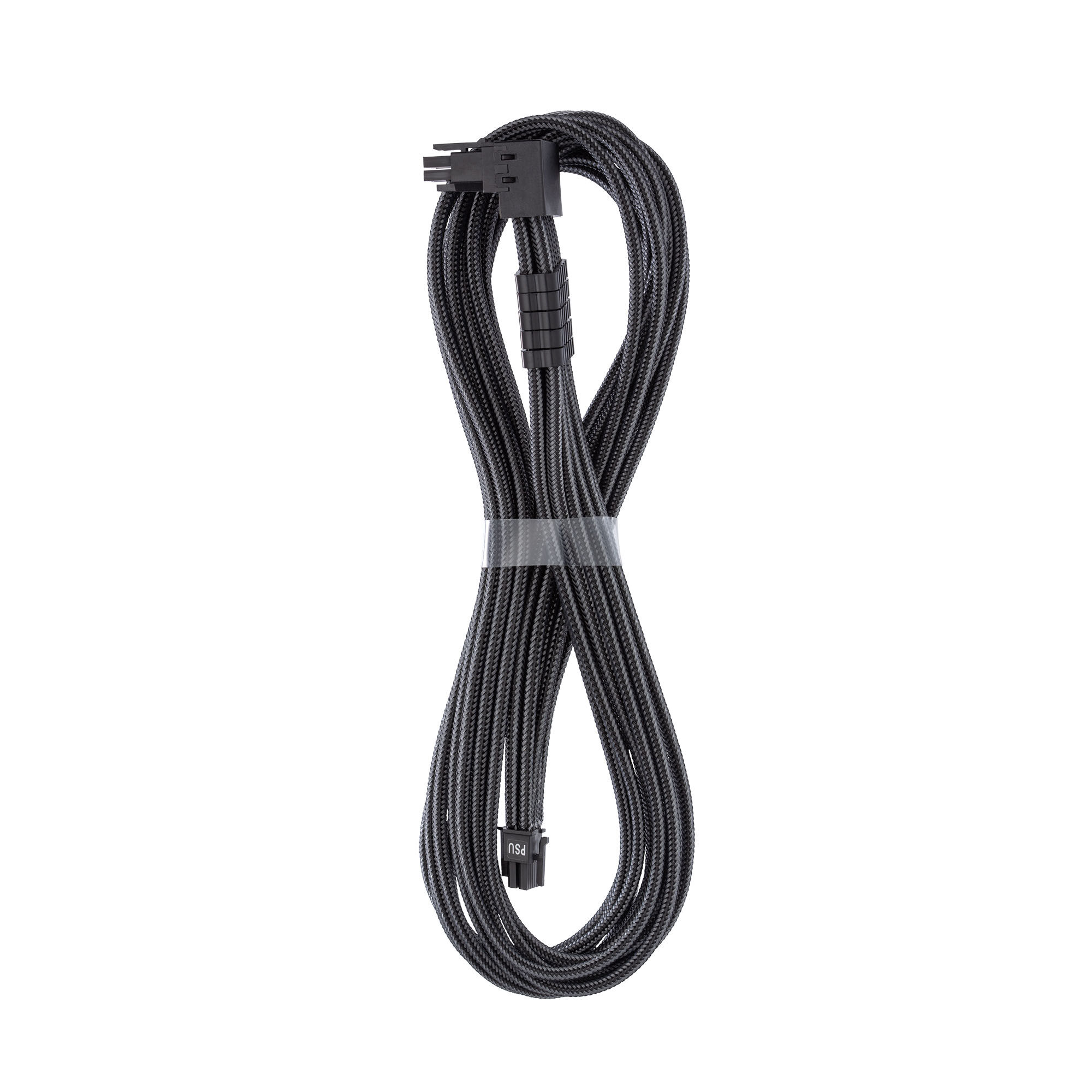 CableMod C-Series Pro ModMesh 12V 2x6 cable, 90 connector, for Corsair Type 5 RMx Shift PSUs - carbon, 65cm : image 1