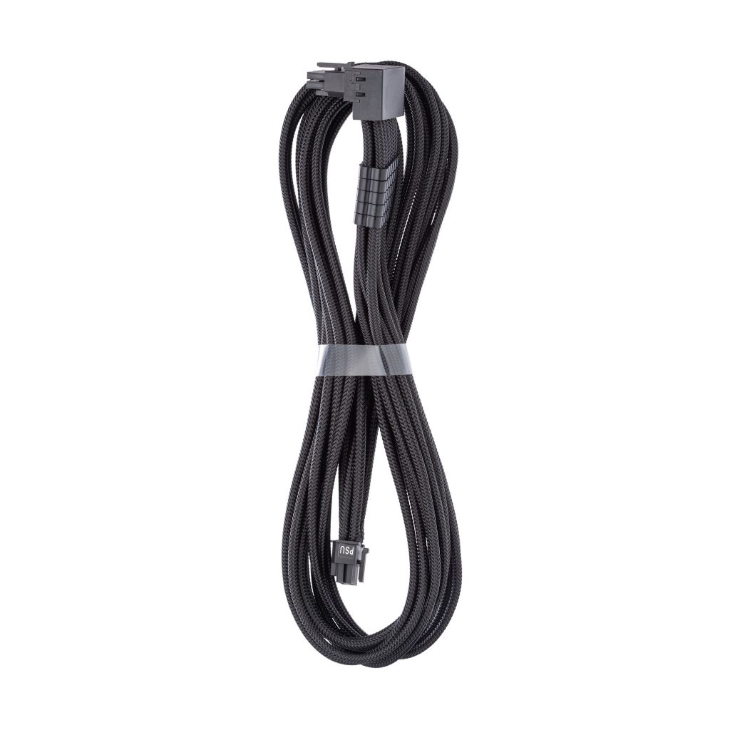 CableMod C-Series Pro ModMesh 12V 2x6 cable, 90 connector, for Corsair Type 5 RMx Shift PSUs - black, 65cm : image 1