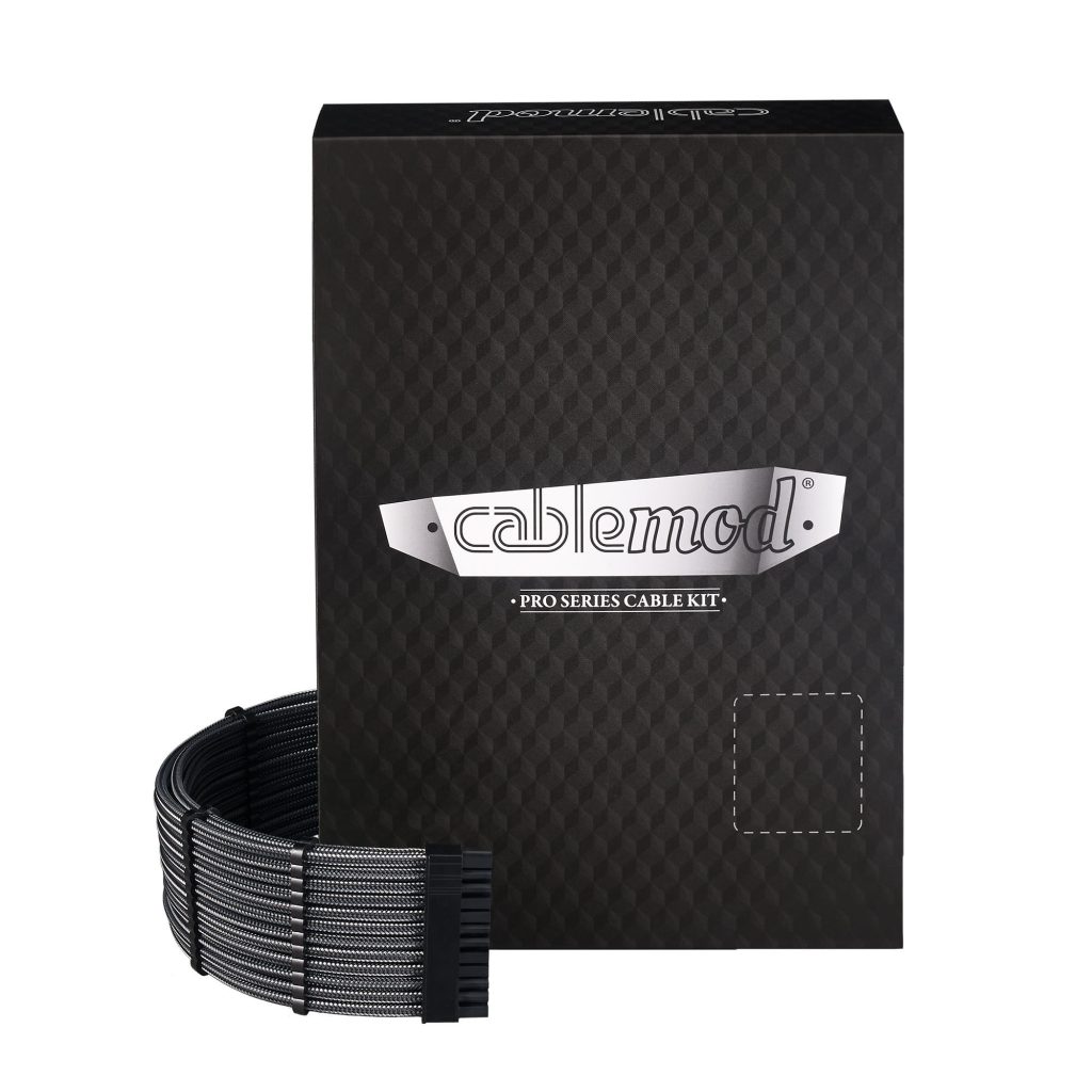 CableMod C-Series Pro ModMesh cable set, 2x 12V 2x6 cables, StealthSense, for Corsair Type 5 RMx Shift PSUs : image 1