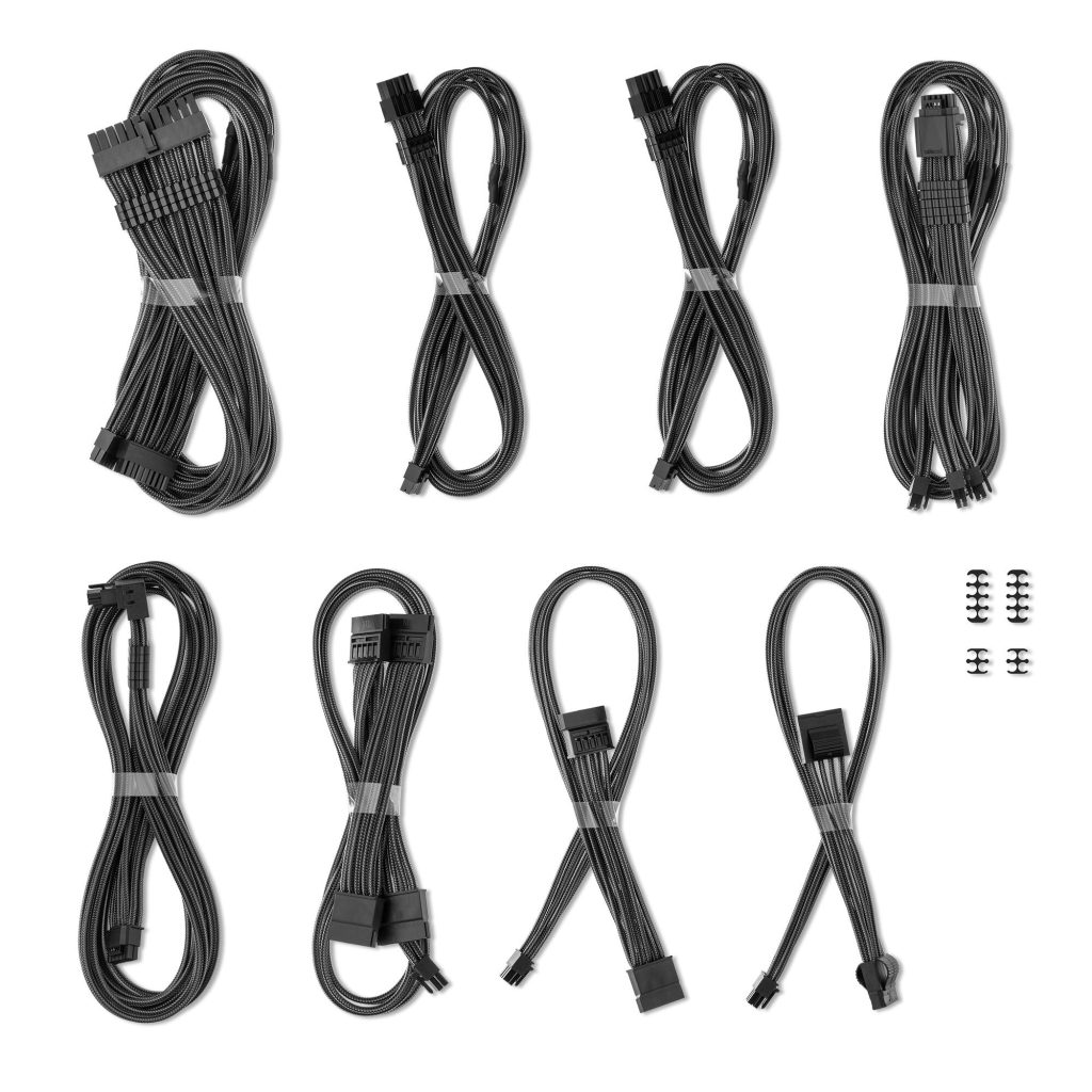 CableMod C-Series Pro ModMesh cable set, 2x 12V 2x6 cables, StealthSense, for Corsair Type 5 RMx Shift PSUs : image 4