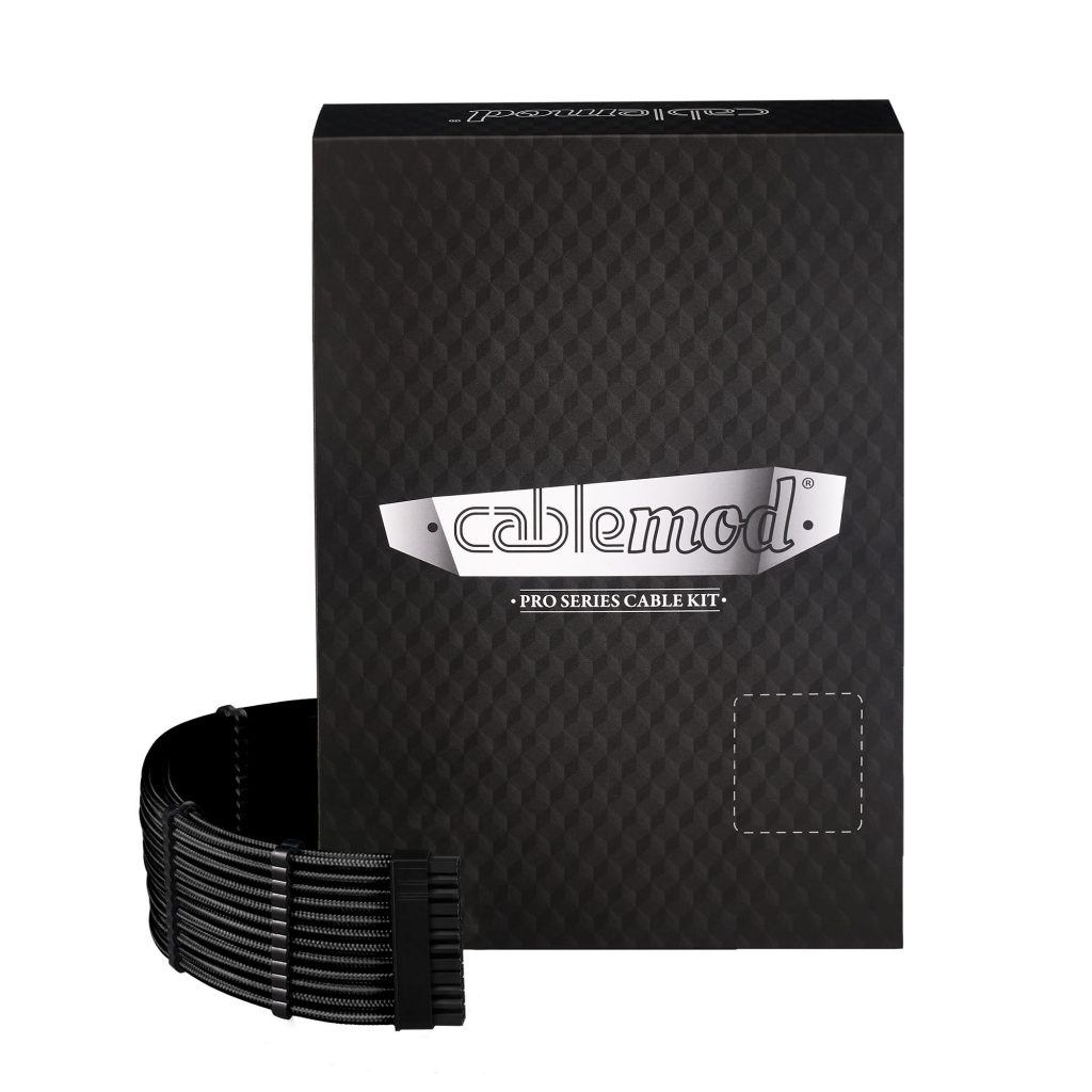 CableMod C-Series Pro ModMesh cable set, 2x 12V 2x6 cables, StealthSense, for Corsair Type 5 RMx Shift PSUs : image 1