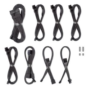 CableMod C-Series Pro ModMesh cable set for Corsair RMi, RMx and RM power supplies - carbon