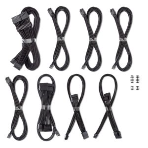 CableMod C-Series Pro ModMesh cable set for Corsair RMi, RMx and RM power supplies - black