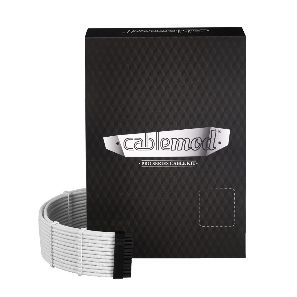 CableMod C-Series Pro ModMesh cable set for Corsair RMi, RMx and RM power supplies - white
