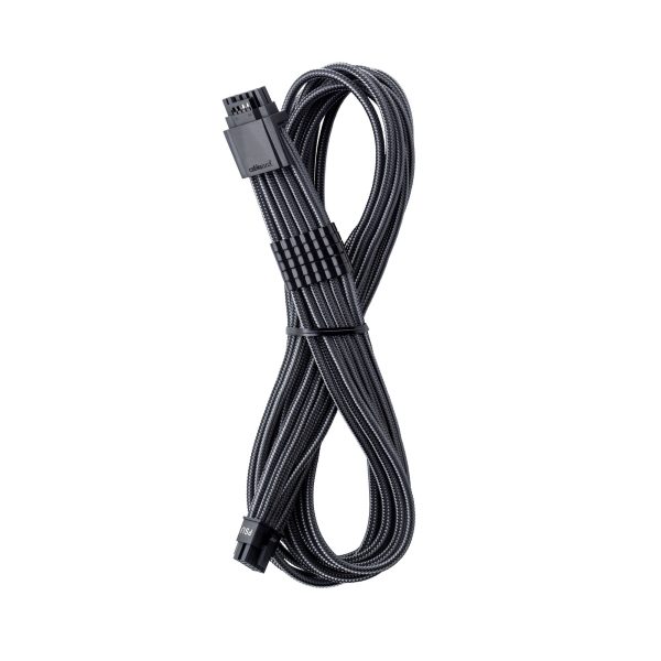 CableMod Universal Pro ModMesh 16-pin to 16-pin cable, sleeved, StealthSense – carbon, 60 cm
