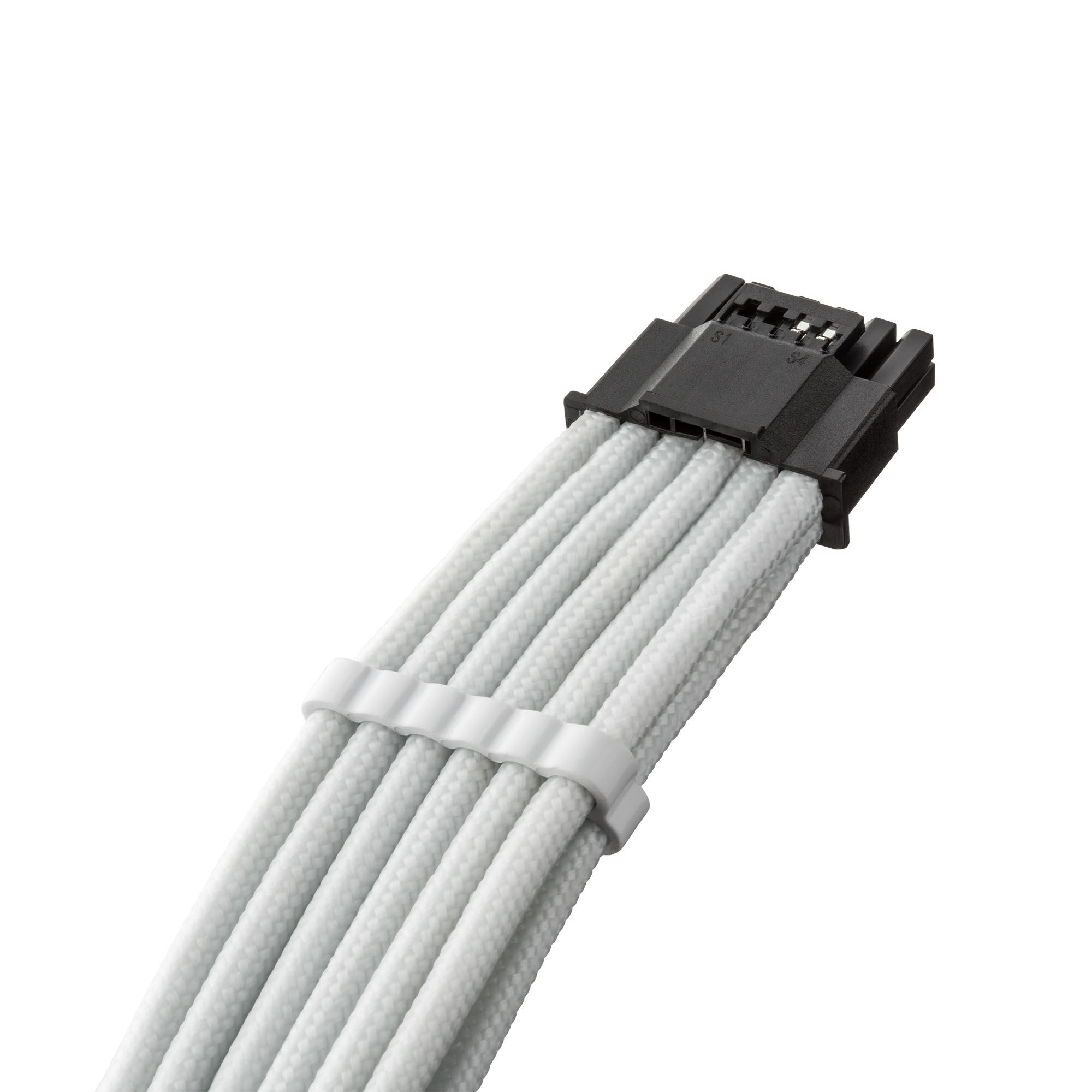 CableMod Universal Pro ModMesh 16-pin to 16-pin cable, sleeved, StealthSense - white, 60 cm : image 2