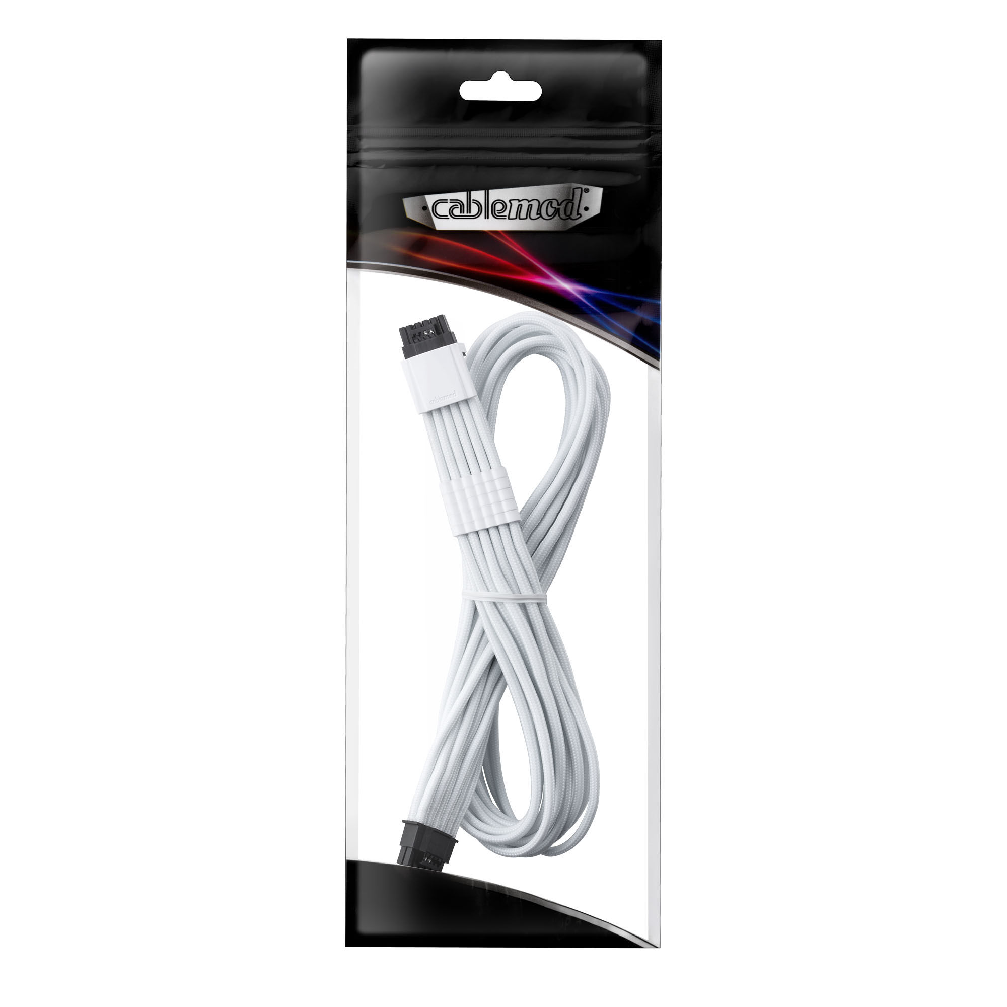 CableMod Universal Pro ModMesh 16-pin to 16-pin cable, sleeved, StealthSense - white, 60 cm : image 4