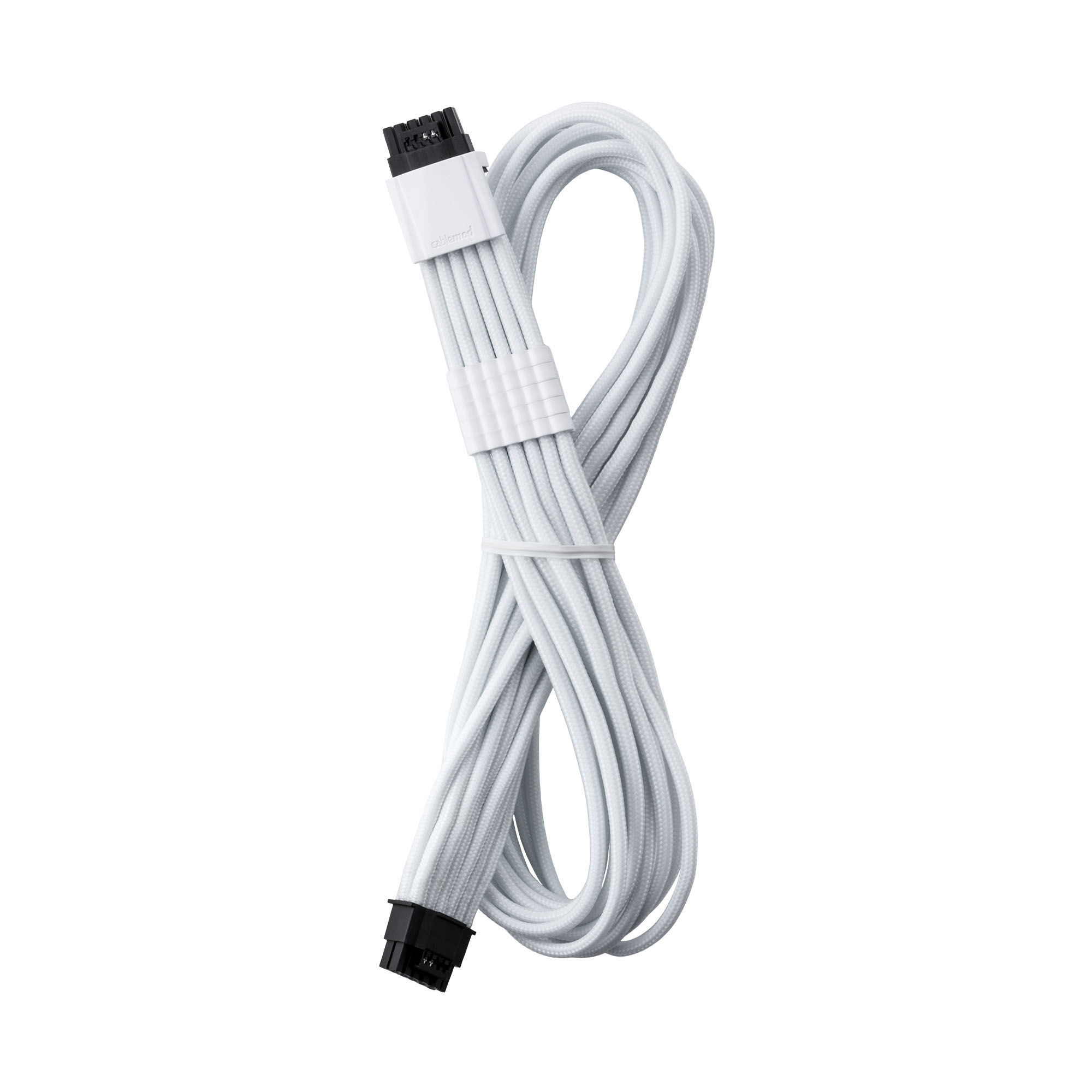 CableMod Universal Pro ModMesh 16-pin to 16-pin cable, sleeved, StealthSense - white, 60 cm : image 1