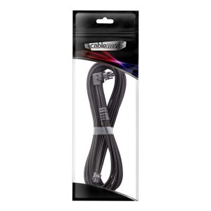 CableMod Universal Pro ModMesh 16-pin to 16-pin cable, 90 connector, sleeved, StealthSense - black, 60 cm, Var. B